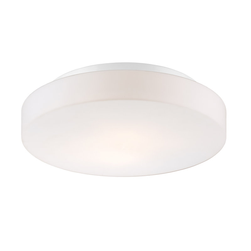 Ramata Opal Hand-Blown Glass Flush Mount 