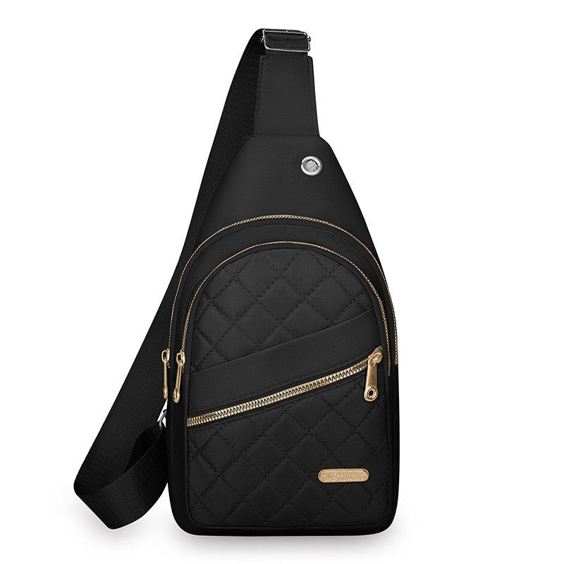 Sac à dos Sac à bandoulière Sac à bandoulière de grande capacité, Black