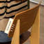 Chaise d'appoint à dossier brun uni (ensemble de 2)-687101080