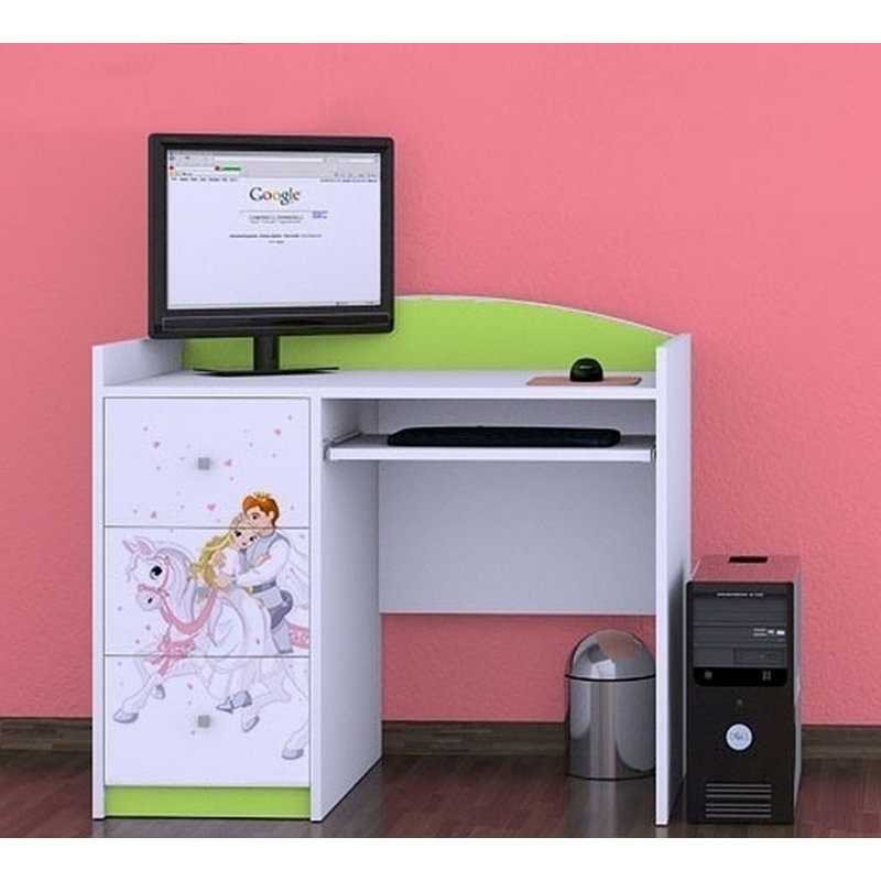 Zelman 100cm Computer Desk, Green