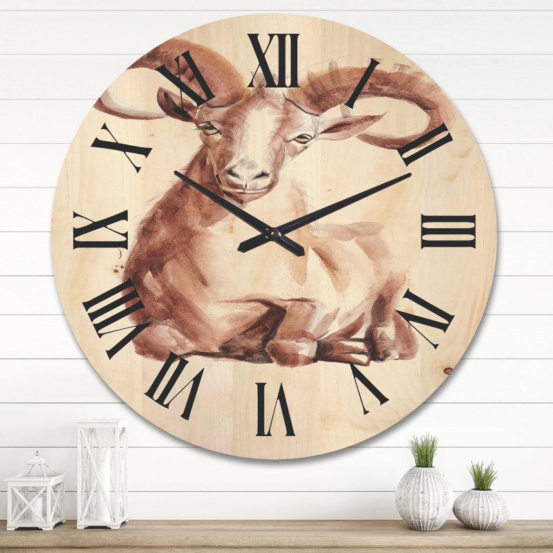 Horloge murale en bois, Très grand