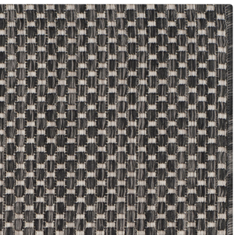 Tapis d'intérieur / extérieur de couleur unie Sezis Performance, Tapis de couloir 2 pi 3 po x 20 pi