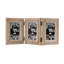 Shepshed Wood 3-Photo Folding Picture Frame