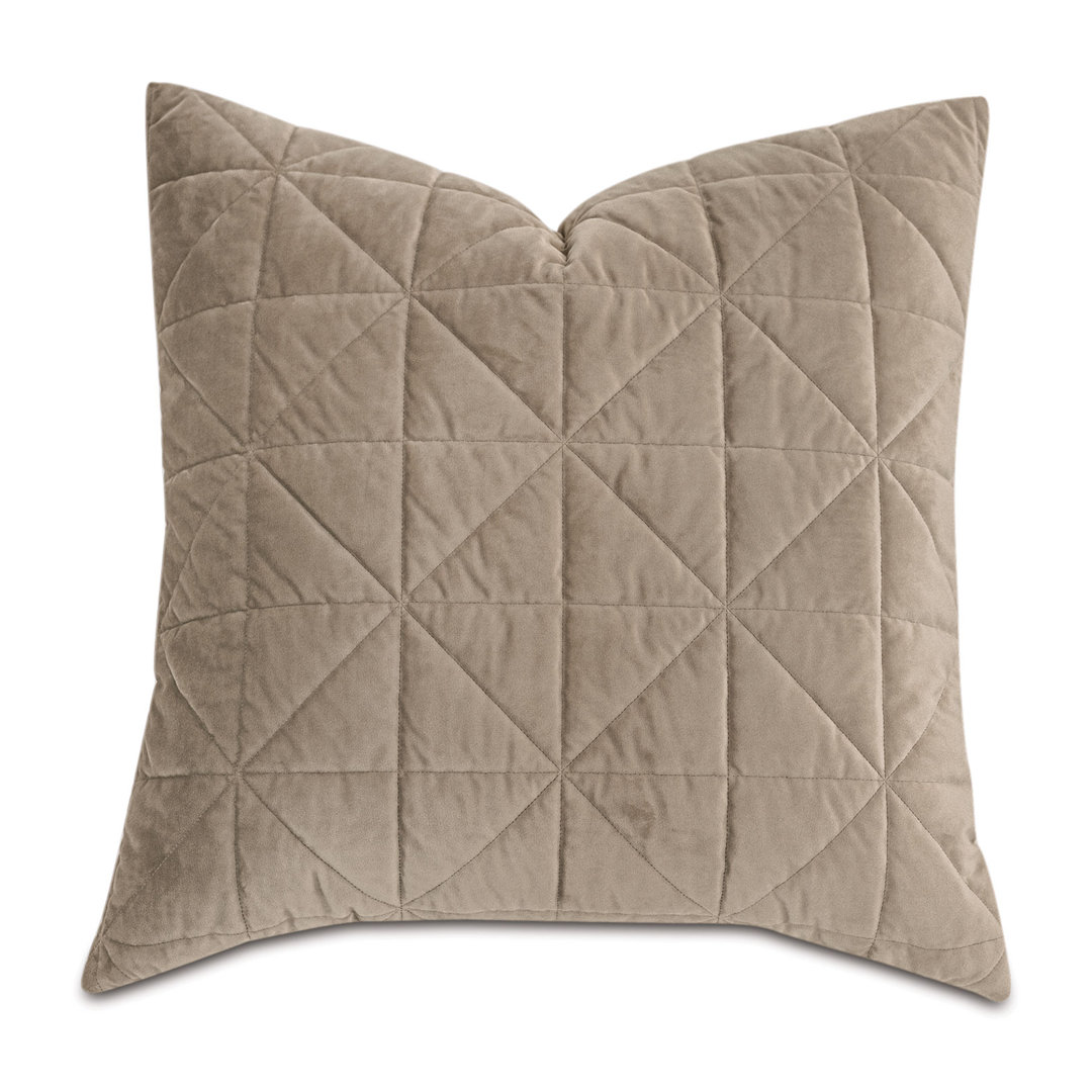 Nova Quilted Velvet Sham Eastern Accents 