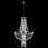 Lustre en chrome / transparent Capri 4 LT Allegri