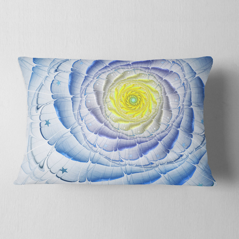 Coussin lombaire en fleur d’art digitale