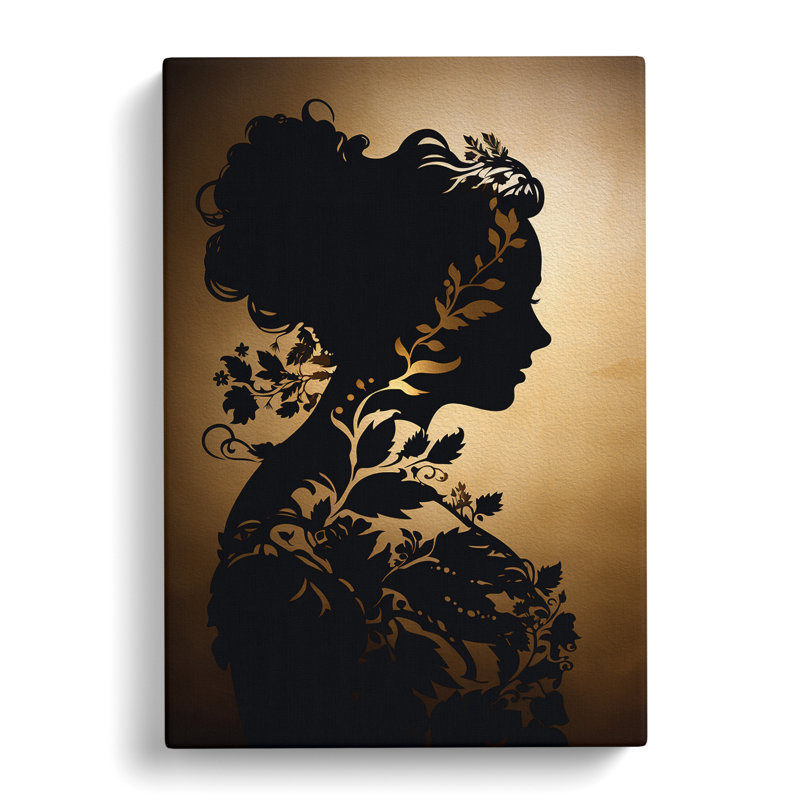 Woman Baroque - Wrapped Canvas Print, 50cm H x 35cm W x 3cm D