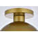 Yearby Glass Semi Flush Mount