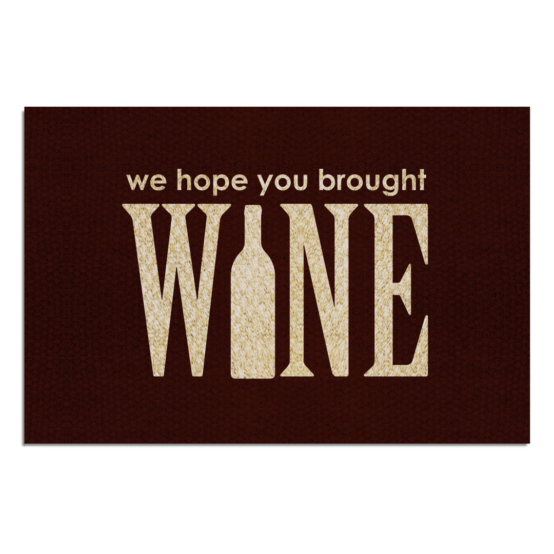 Deion Non-Slip Outdoor Doormat Trinx