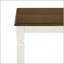 Table de salle à manger extensible de style campagne moderne en brun et beige