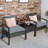 Pendrick 2 - Person Patio Conversation Sets with Cushions-1884512786