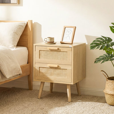 Table de chevet en bois manufacturé