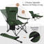Camping Chair Lightweight Folding Fishing Chair with Retractable Footrest and Removable Headrest, Carry Bag, for Outdoor Activities-976448826-976448827