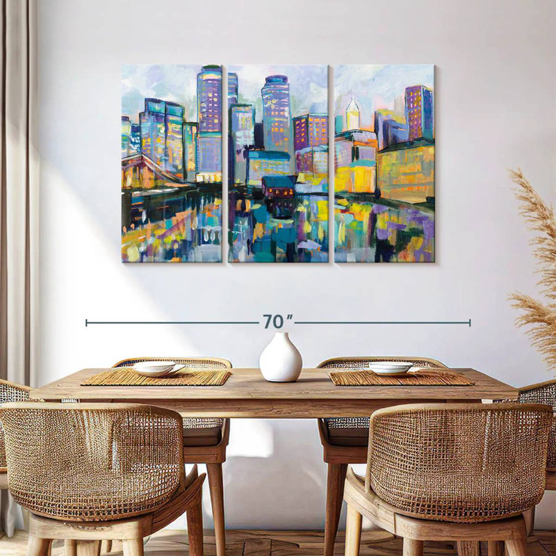 Sireci Boston Harbor, 36" H x 57" W