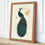 Ornamental Peacock Art Deco - Wrapped Canvas-1664335105-1664335108