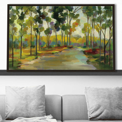 Chemin dans la forêt - Peinture