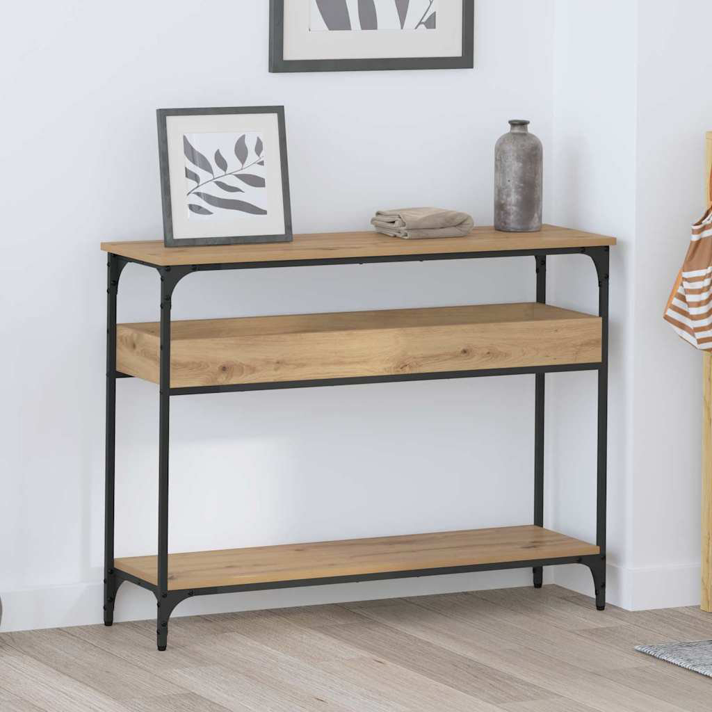 Console Table 100 X 29 X 75 Cm Engineered Wood