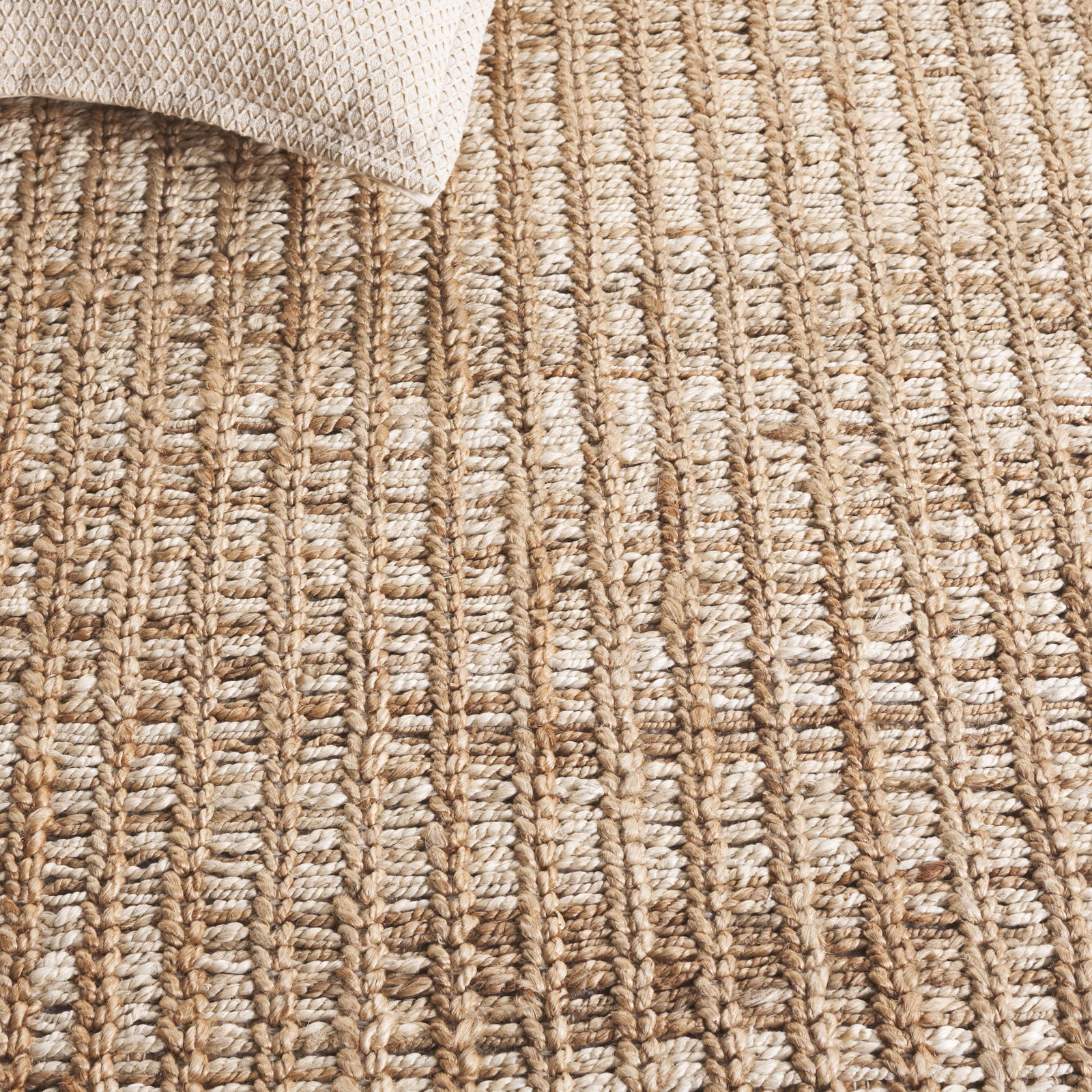 Ellport Hand-Loomed Striped Jute Rug, Rectangle 5' x 8'