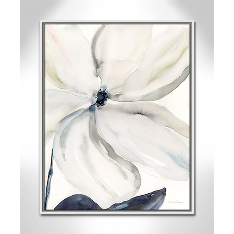 «Day Break Bloom I Print» par Kristen Brockmon, H 29,5 po x l 23,5 po x P 2 po, Blanc