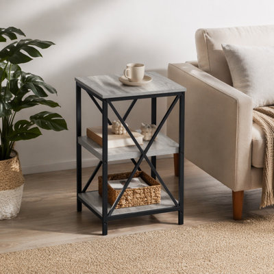 Table d'appoint polyvalente et contemporaine avec construction durable et attrait élégant