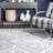 Geometric White Area Rug-2006957206