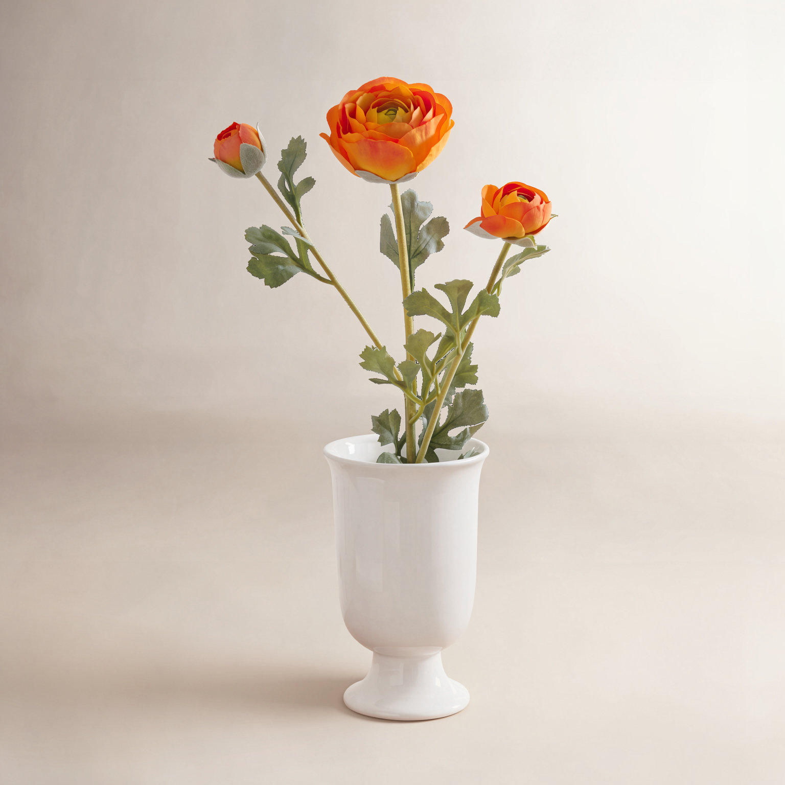 Rimma Ranunculus Stems, Orange
