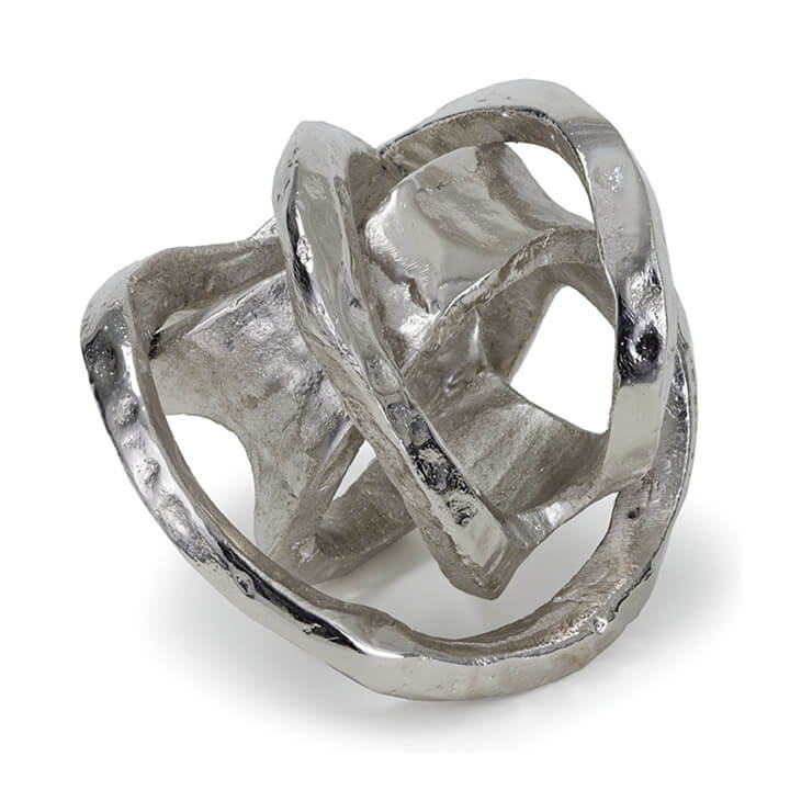 Metal Knot, Polished Nickel