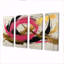 Ensemble de salon abstrait avec cercles abstraits dans des tons roses et dorés II - formes abstraites-1866644867