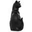 Figurine en forme de chat noir à facettes (9,5 pouces) Bostobrick-1324728373