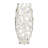Aluminum Metal Decorative Vase with Cut Out Designs-1774399700