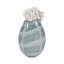 12" Slim Swirled Vase, Blue/White-148536383