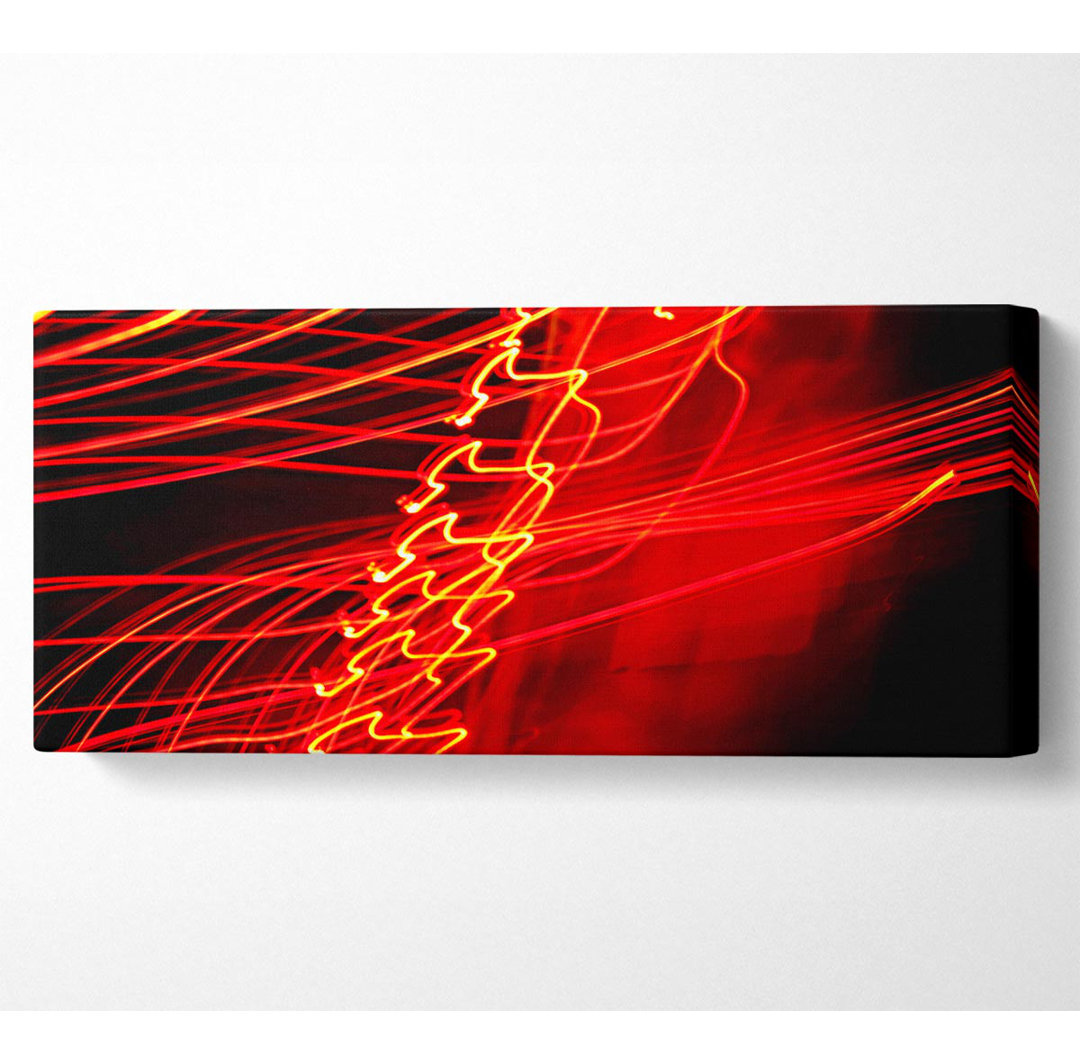 Rote Ablenkung - Kunstdrucke auf Leinwand - Wrapped Canvas