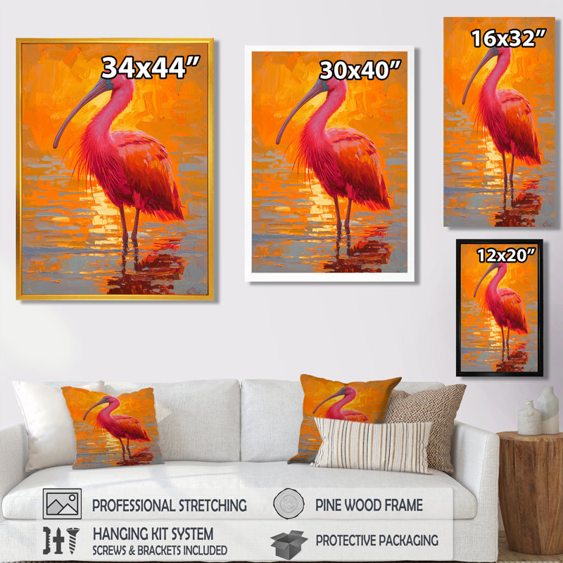 Aydriana - Animals Canvas Art Print, H 44 po x l 34 po, Reproduction encadrée d'une seule photo, Doré