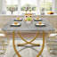 Metal Base Dining Table-1251769778