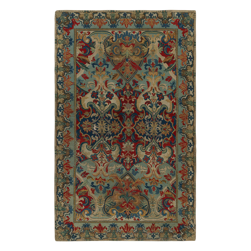 Hand Knotted Wool Area Rug