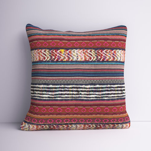 Mistana™ Cammi Striped Cotton Throw Pillow & Reviews | Wayfair