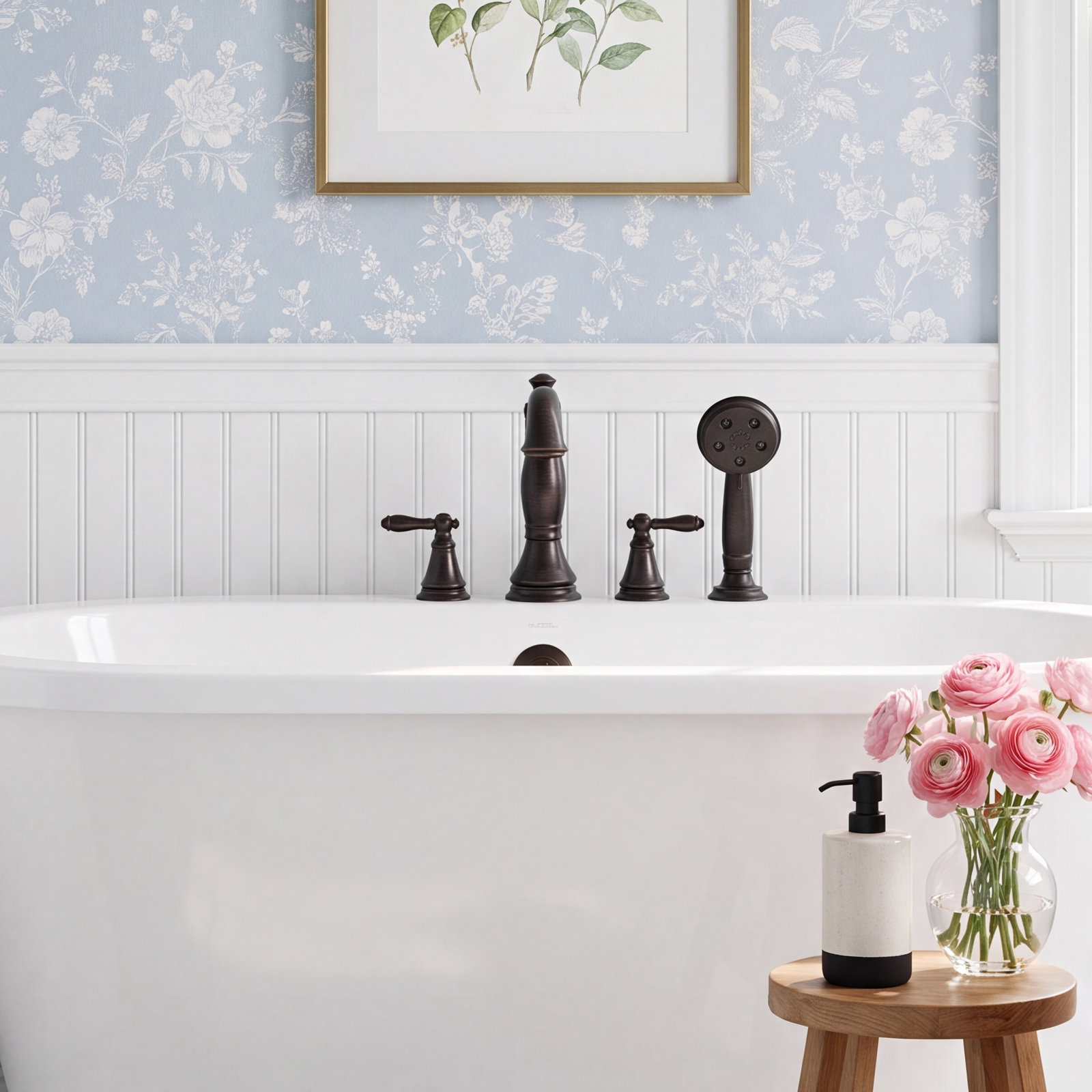 Cassidy™ Deck Roman Tub Faucet with Diverter, Oil Rubbed Bronze