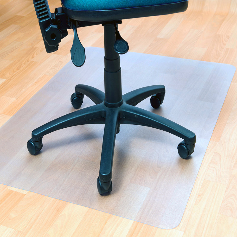 BioPVC Rectangular Chair Mat for Hard Floors, 120 cm W x 90 cm L