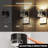 2 Pcs Black 3CCT & Dimmable Plug In Night Light With Memory