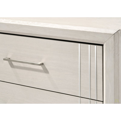 Table de chevet contemporaine à 2 tiroirs 1Pc