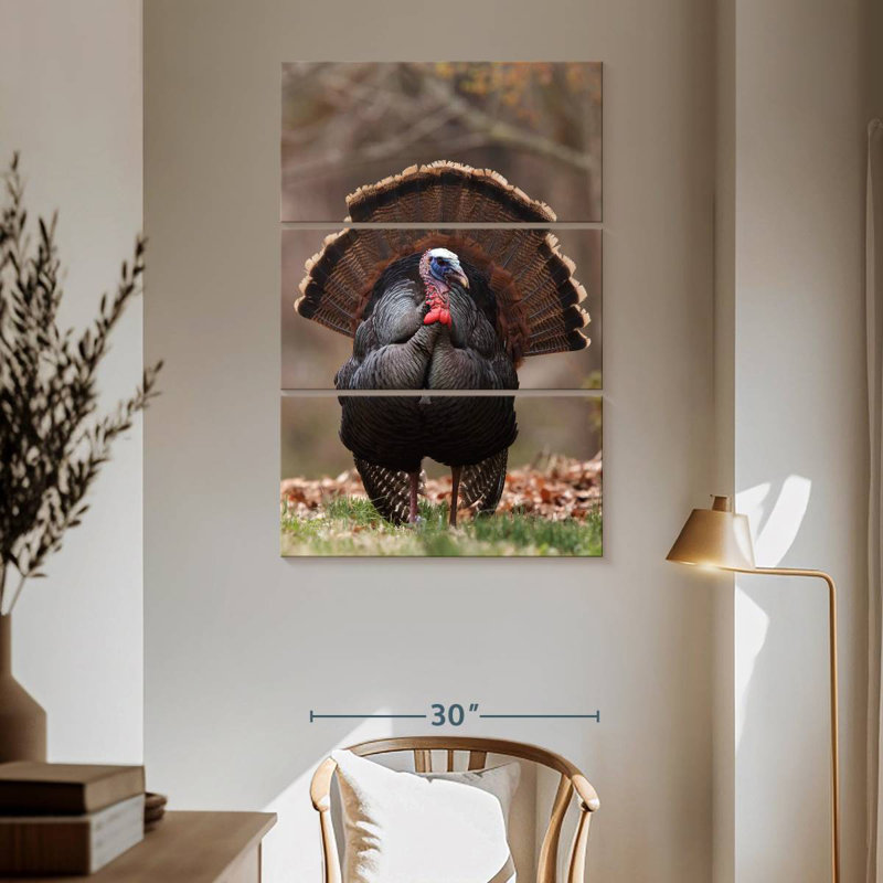 Brampt Strutting Tom Turkey, 65" H x 42" W