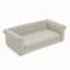 Lit rectangulaire pour chien, canapé-lit pour chien-1761541695