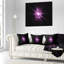 Coussin mauve à imprimé floral mauve-30718735-30718738