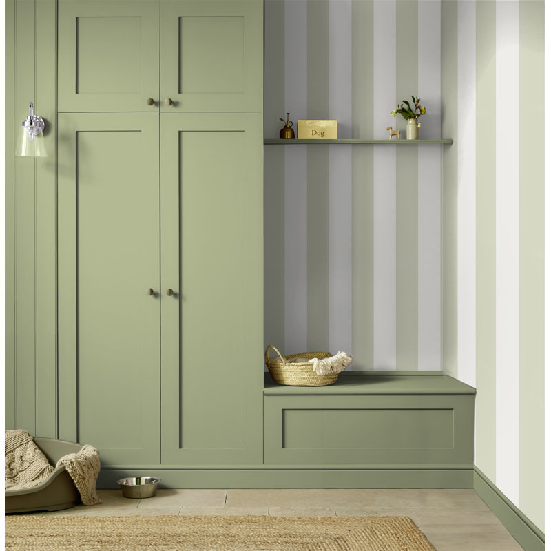 Graham & Brown Quartet Blush Wallpaper, Green