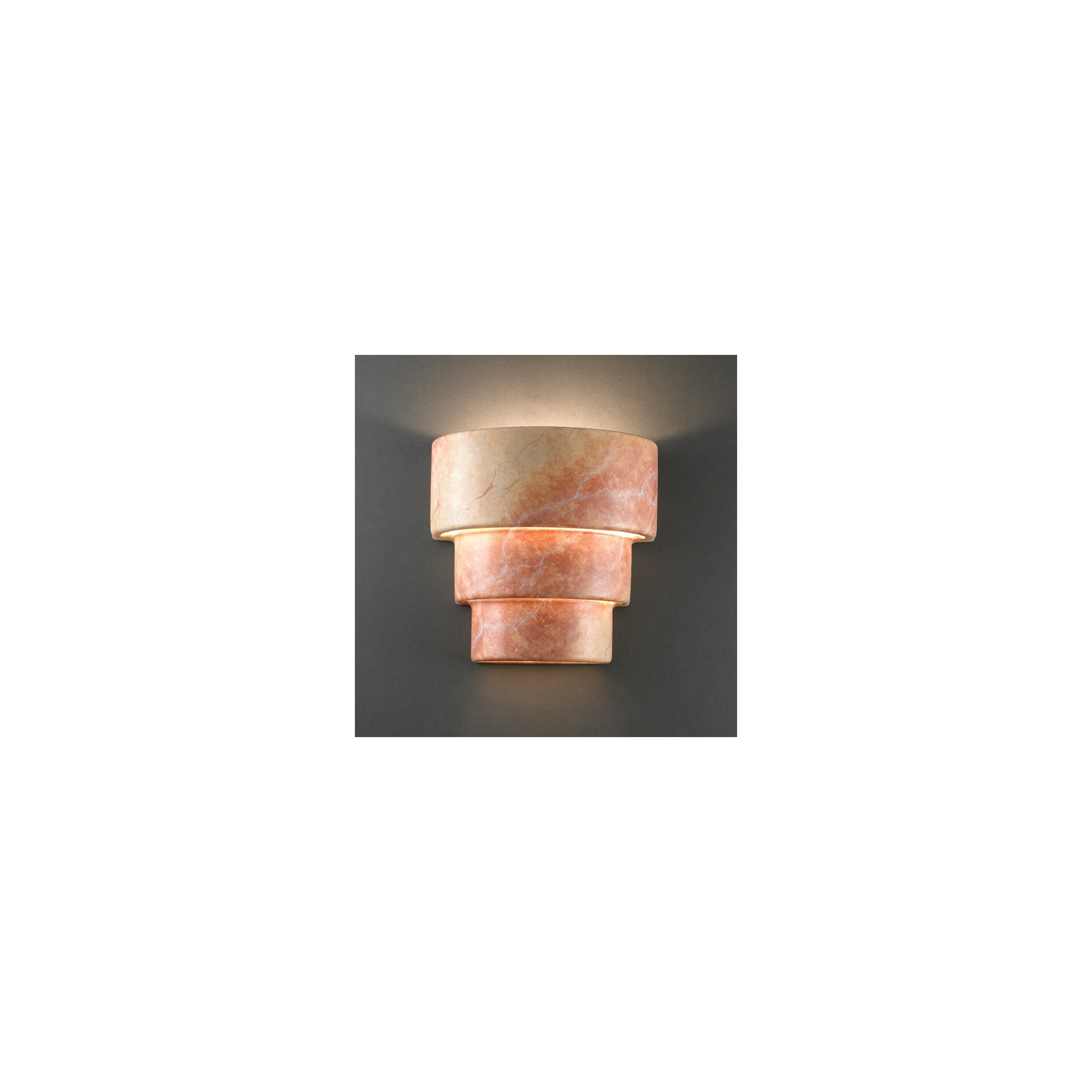 Logan Single Light Novelty Outdoor Ceramic Wall Light, Antique Copper, Incandescent, 10.25" H x 10.75" W x 6.25" D