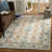 Vahakn Hand Tufted Wool/Cotton Oriental Rug in Orange/Ivory/Blue-317585130