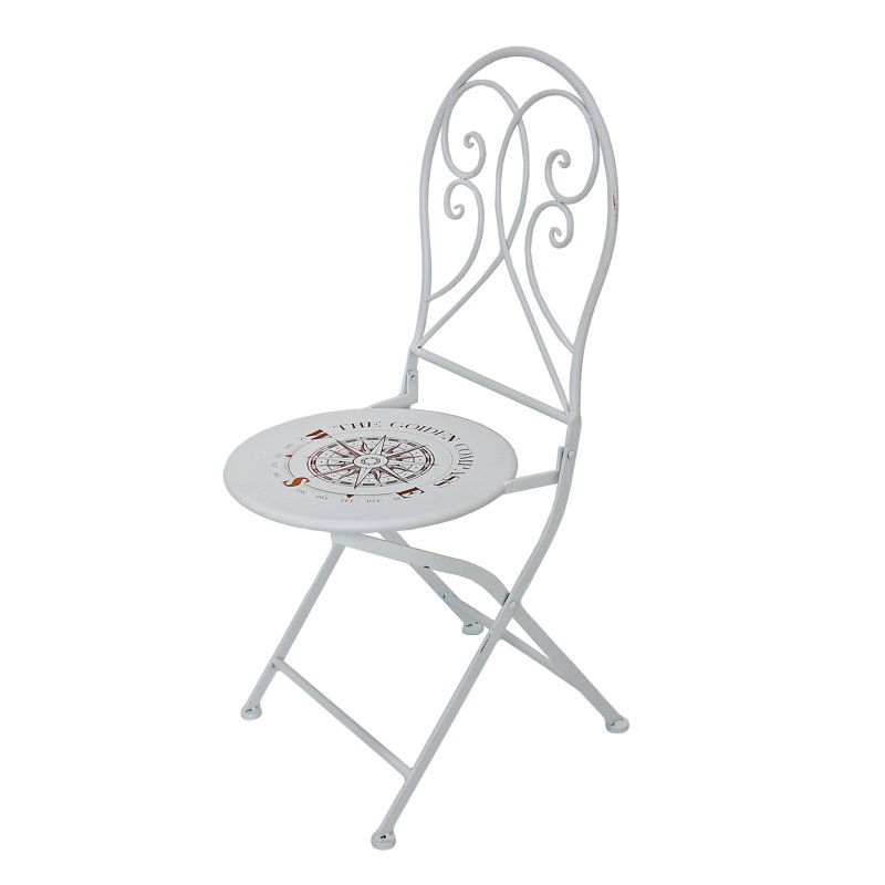Wardel Foldable Outdoor Patio Dining Side Chair