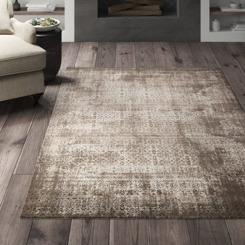 Arashel Abstract Indoor Rug, Rectangle 3'9" x 5'9"