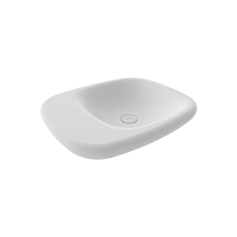 Fenice Vessel Bowl - 54x45cm 0TH, Matte White