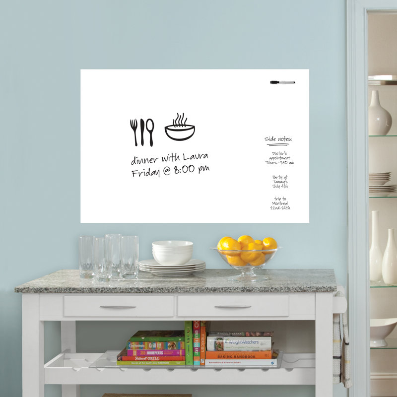 Keristen Abstract Non-Wall Damaging Chalkboard Decal